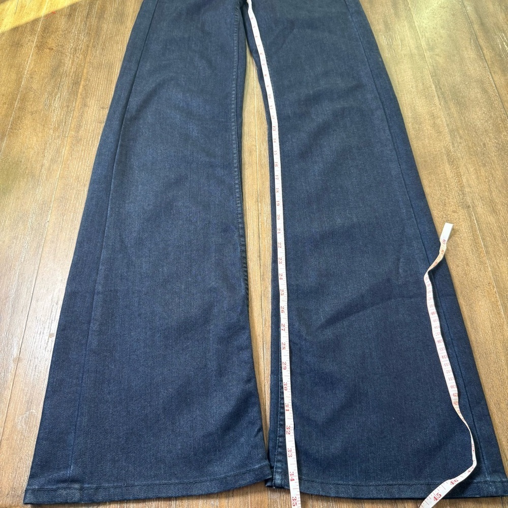 Grey Ant Flare Jeans Y2K Low Rise Vintage Rare 70s Dark Blue Retro Vintage - Picture 9 of 13